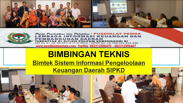 BIMBINGAN TEKNIS SISTEM INFORMASI PENGELOLAAN KEUANGAN DAERAH (SIPKD ...