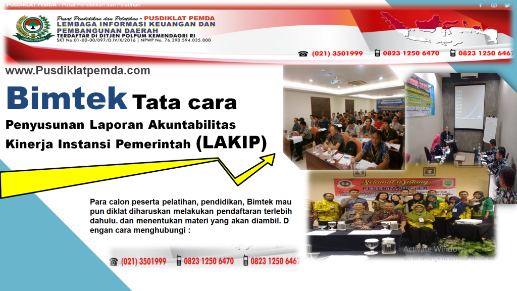 Bimtek Tata cara Penyusunan Laporan Akuntabilitas Kinerja Instansi Pemerintah (LAKIP)