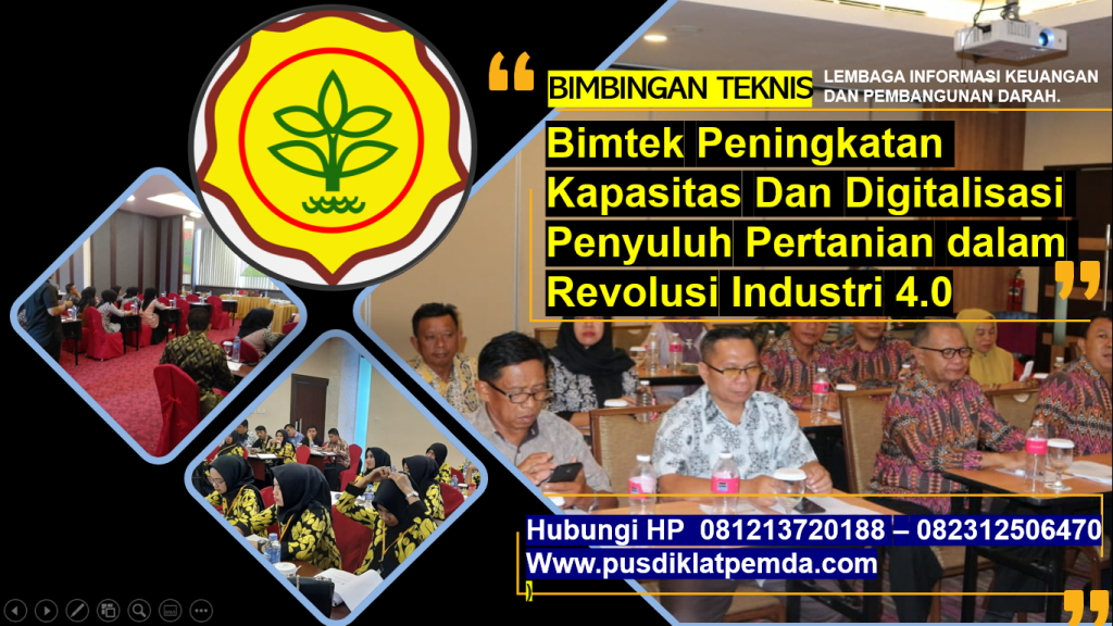 Bimtek Peningkatan Kapasitas Dan Digitalisasi Penyuluh Pertanian dalam Revolusi Industri 4.0