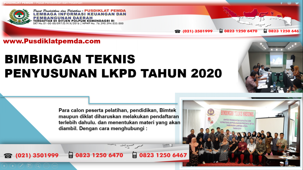 Bimtek Penyusunan LKPD Tahun 2020