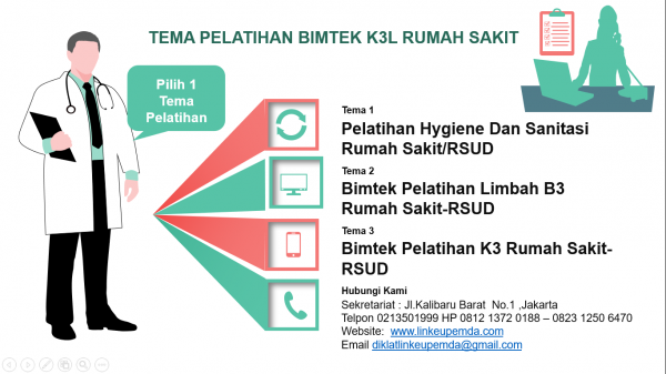 Pelatihan Bimtek K3l Rumah Sakit-RSUD Tahun 2020-2021