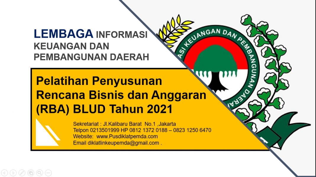 Pelatihan Penyusunan Rencana Bisnis Dan Anggaran (RBA) BLUD