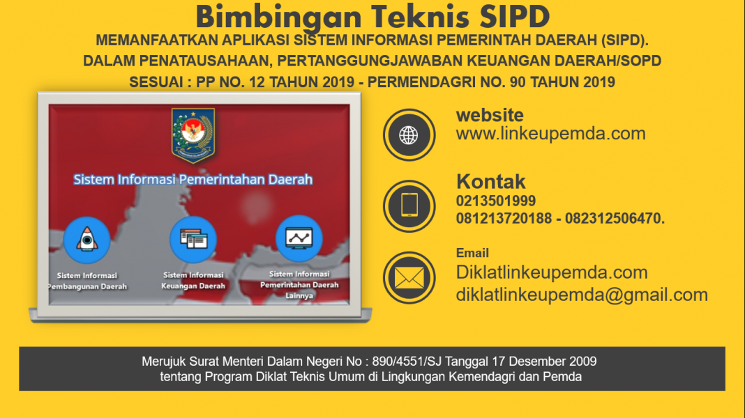 - Bimtek Sistem Informasi Pemerintahan Daerah