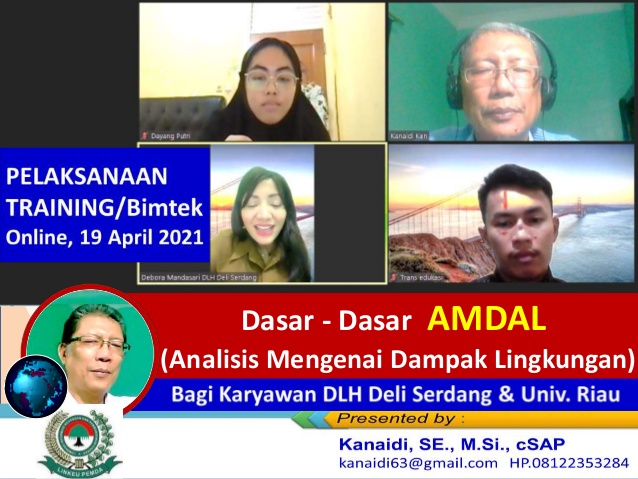 Pelatihan Online Dasar - Dasar Amdal Analisis Mengenai Dampak Lingkungan