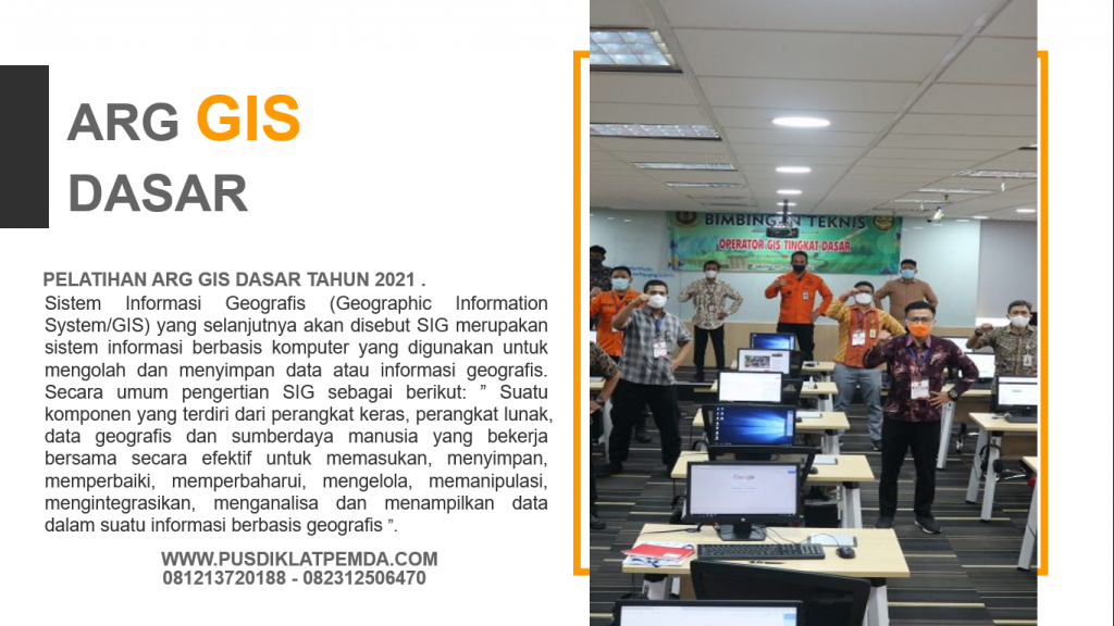 PELATIHAN ONLINE ARG GIS TINGKAT DASAR