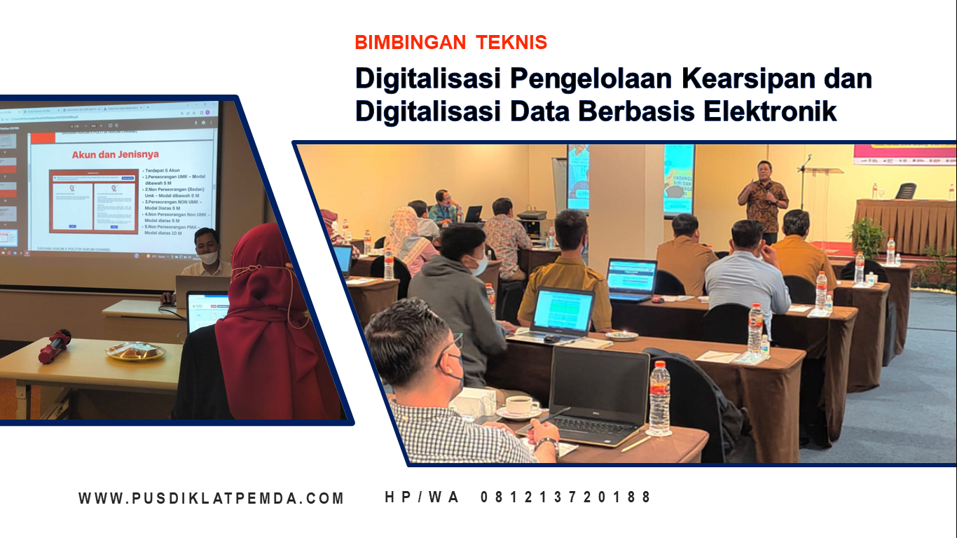 Bimtek Diklat Digitalisasi Pengelolaan Kearsipan