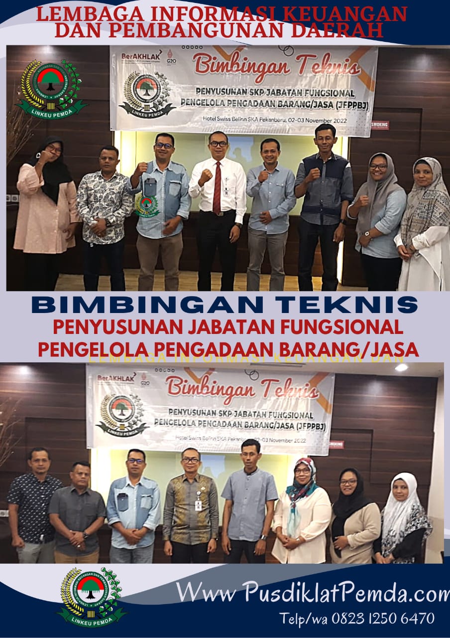 Bimtek Penyusunan SKP Jabatan Fungsional Pengelola PBJ ( JFPPBJ )