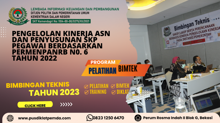 Bimtek Pengelolan Kinerja Asn Dan Penyusunan Skp Pegawai 2023