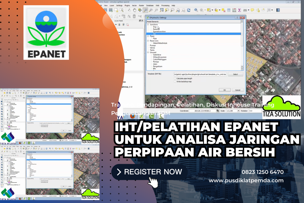 IHT/PELATIHAN EPANET UNTUK ANALISA JARINGAN PERPIPAAN AIR BERSIH