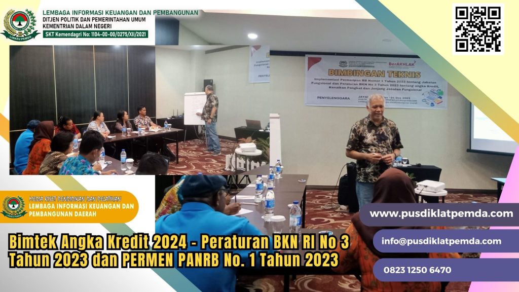 Bimtek Angka Kredit 2024 - Peraturan BKN RI No 3 Tahun 2023 Dan PERMEN ...