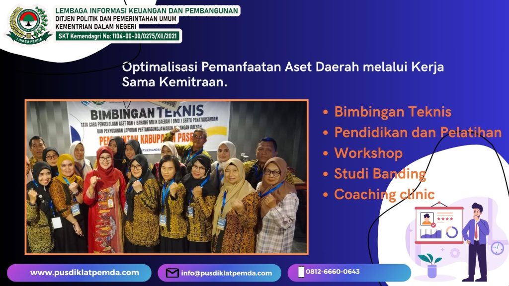 Bimtek Pemanfaatan dan Optimalisasi Barang Milik Daerah dalam Rangka Peningkatan PAD