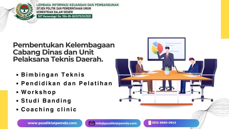 Bimtek Pembentukan Kelembagaan Cabang Dinas Dan Unit Pelaksana Teknis ...