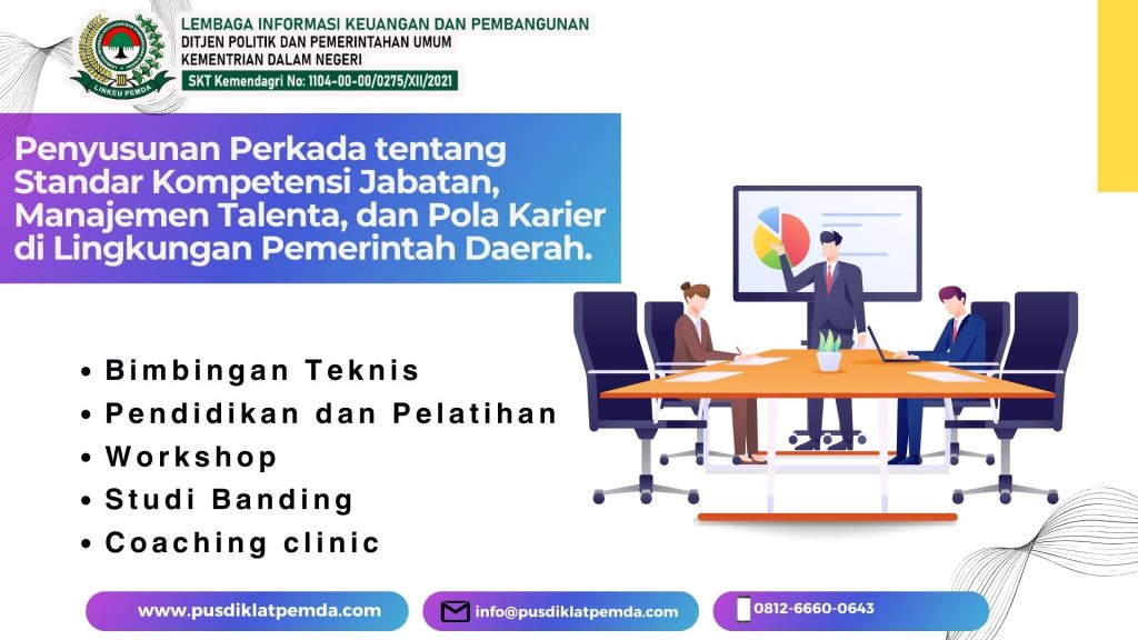 Bimtek Penyusunan Perkada tentang Standar Kompetensi Jabatan, Manajemen Talenta, dan Pola Karier di Lingkungan Pemerintah Daerah