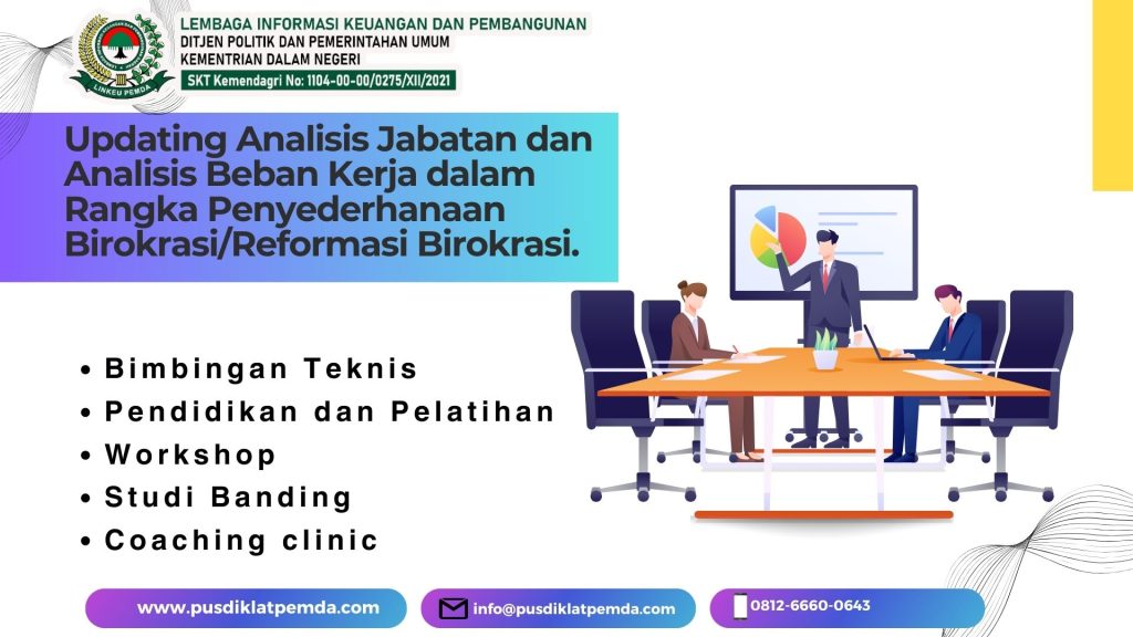 Bimtek Updating Analisis Jabatan ( ANJAB ) dan Analisis Beban Kerja