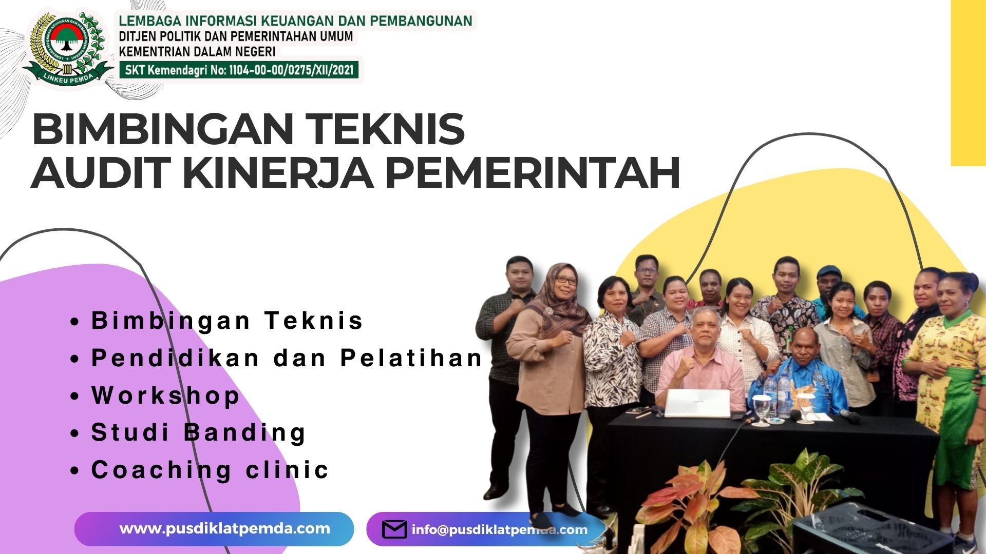 Pelatihan Diklat Audit Kinerja Pemerintah Daerah