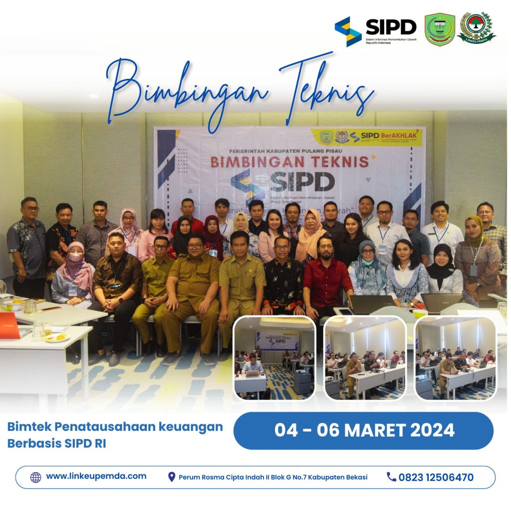 Bimtek Penatausahaan SIPD RI - SKPD Kabupaten Pulang Pisau