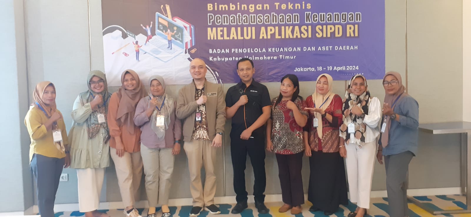 Bimtek SIPD RI Penatausahaan SDM BPKAD Kabupaten Halmahera Timur 2024