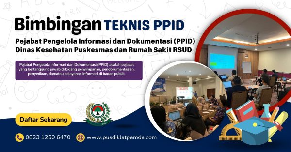 Bimtek PPID Dinas Kesehatan Puskesmas dan Rumah Sakit RSUD