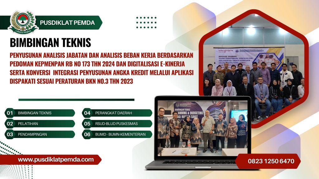 Bimtek Penyusunan Analisis Jabatan Dan Analisis Beban Kerja Berdasarkan Pedoman Kepmenpan Rb No 173 Thn 2024