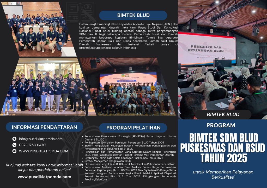 Bimtek SDM BLUD Puskesmas dan RSUD Tahun 2025