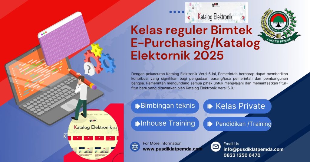 Kelas reguler Bimtek E-PurchasingKatalog Elektornik